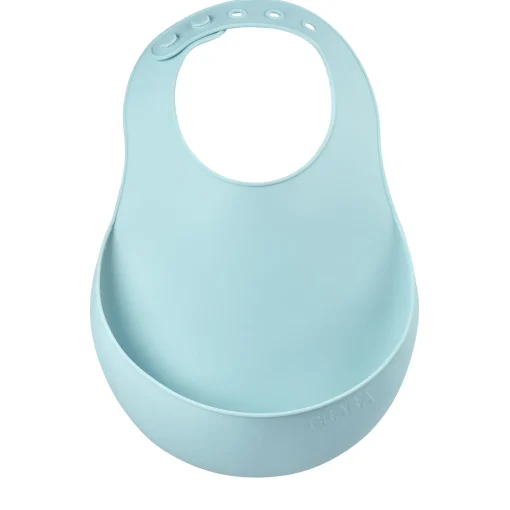 Bavoir silicone Bleu clair