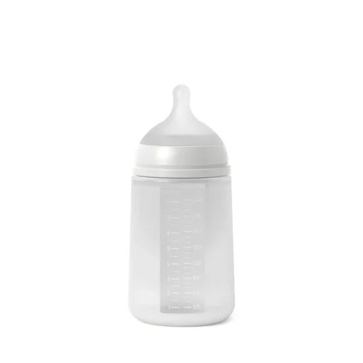 Biberon en silicone avec tétine SX Pro 240 ml débit M Colour Essence