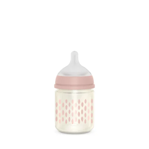 Biberon en verre avec tétine SX Pro 120 ml débit S Bonhomia
