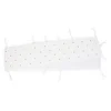 Contour De Parc - 35x340 Cm - Jersey + Mousseline - Hearts