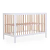 COT 97 - Lit de bébé - 120x60Cm - Blanc Naturel