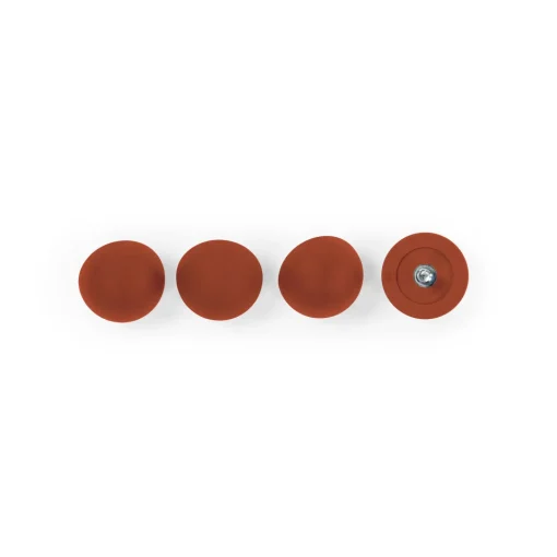 Evolu Set De 4 Pieds En Caoutchouc - Rouille