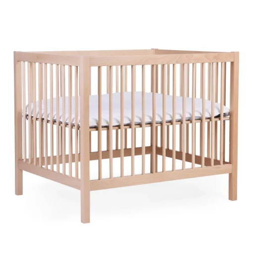 Parc 97 + Roues - 95x75 Cm - Bois - Naturel