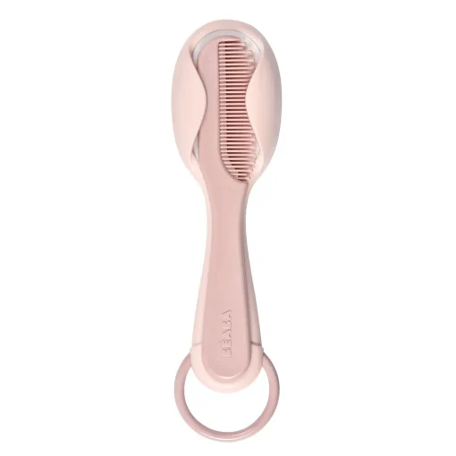 Peigne et brosse Vieux rose