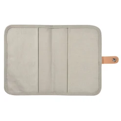 Protège carnet de santé Gris perle
