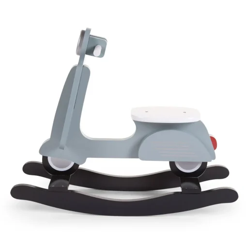 Scooter A Bascule - MDF - Bleu Menthe Noir