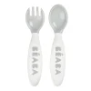 Set de 2 couverts ergonomiques 2ème âge Gris