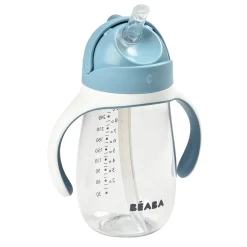 Tasse paille 300ml Bleu