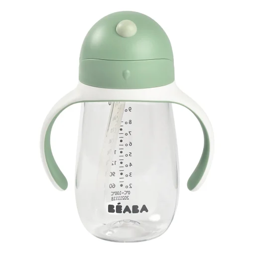 Tasse paille 300ml Vert sauge
