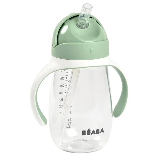 Tasse paille 300ml Vert sauge