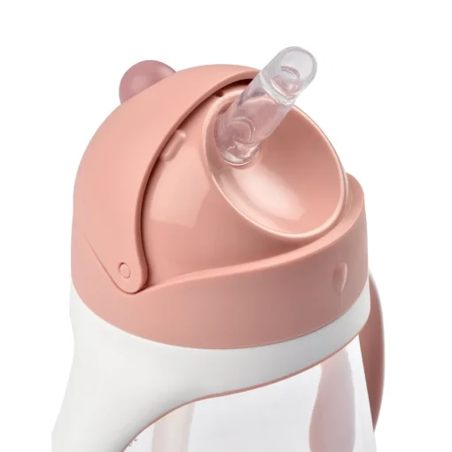 Tasse paille 300ml Vieux rose