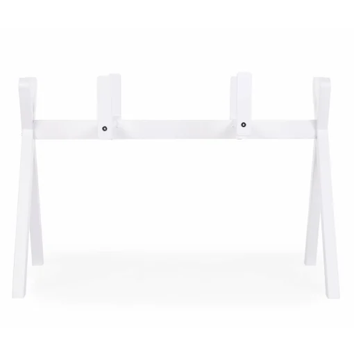 Tipi Support Pour Couffin Moise + Arche Bébé - Bois - Blanc