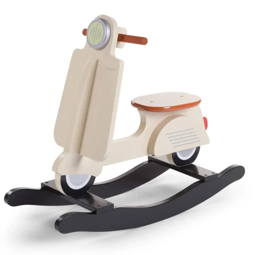 Trottinette à bascule crème